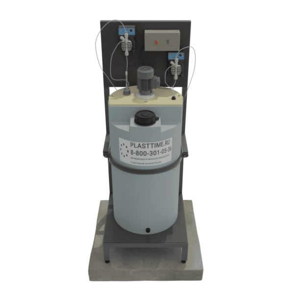 Блок дозирования реагентов Etatron DLX 2 MA AD 200 литров с миксером